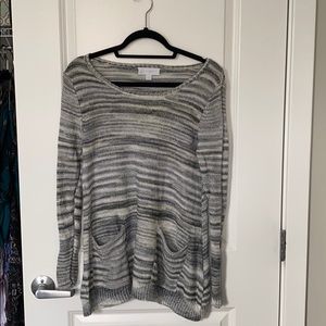 Light striped sweater - perfect for leggings!